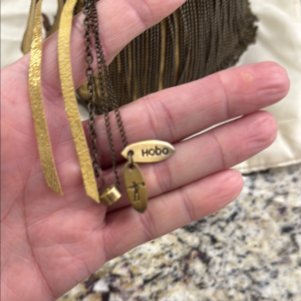 Hobo Gold Fringe Women's Bag - Picture 11 of 16